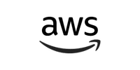 aws logo black