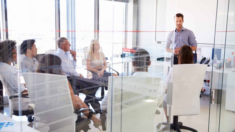 Business meeting in a modern office Business meeting in a modern office